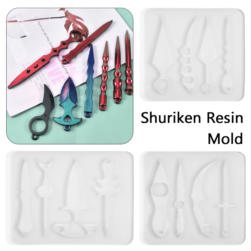 Shuriken Ninja Star Silicone M - Jewelry Making Tools List ulasan dan harga