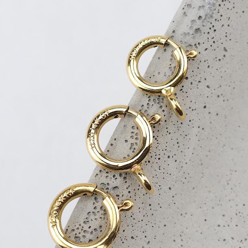 14K Gold Filled Spring Ring Cl - Jewelry Making Essentials ulasan dan harga