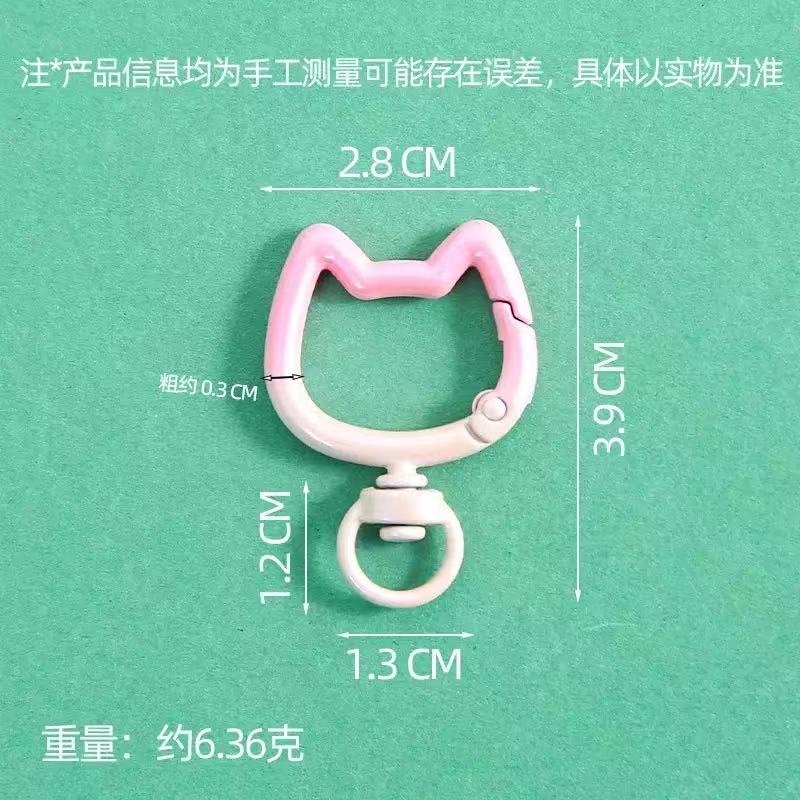 5-10PCS Gradient Cute Cat Clas - Jewelry Making Essentials ulasan dan harga
