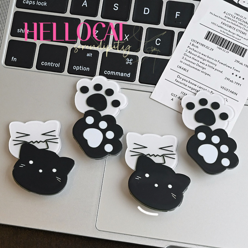 Kawaii Y2K Cat Hair Pins Black - Jewelry Making For Kids ulasan dan harga
